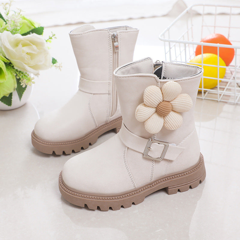 2026 Girls’ Korean-Style British Short Boots