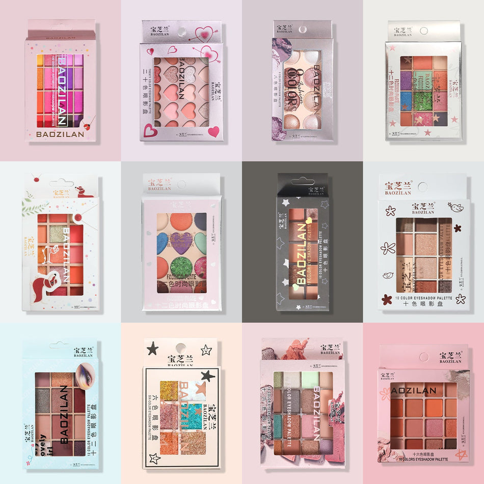 Multi-Use Earth Tone Eyeshadow Palette Daily Makeup
