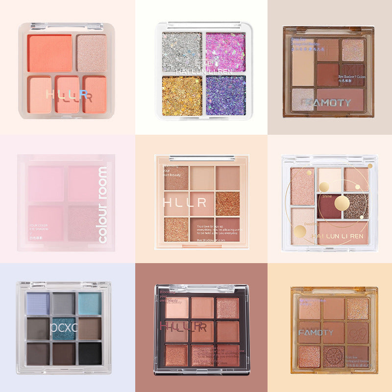 9-Color Matte & Glitter Festival Eyeshadow Palette