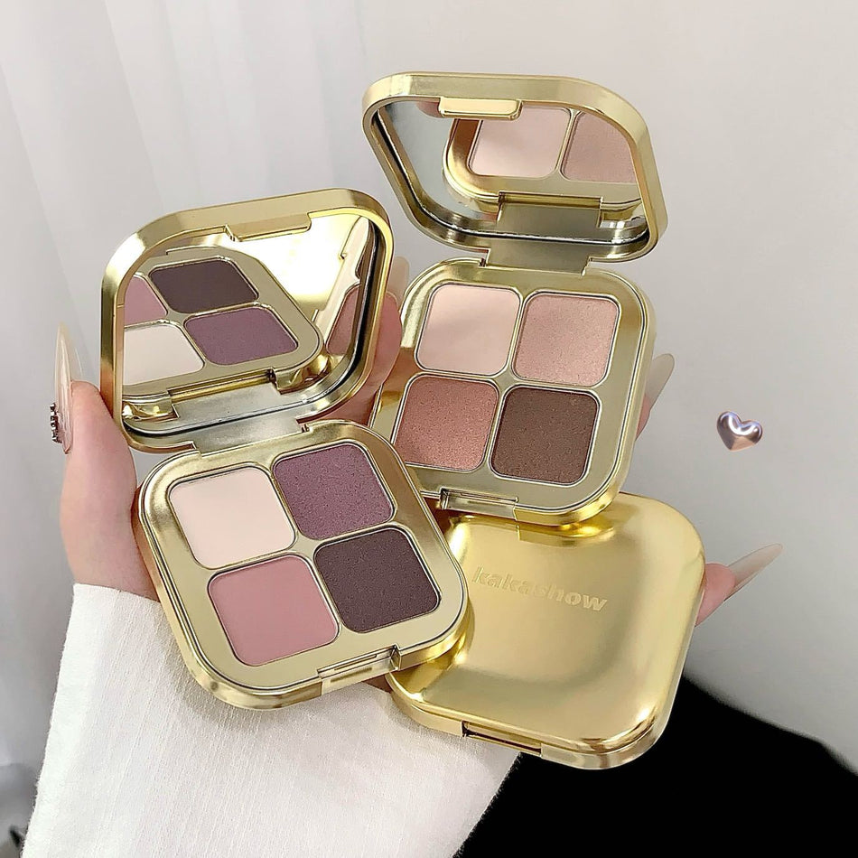 Kakashow 4-Color Shimmer Eyeshadow Palette