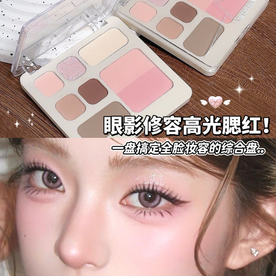 8-Color All-in-One Eyeshadow Palette Natural Makeup