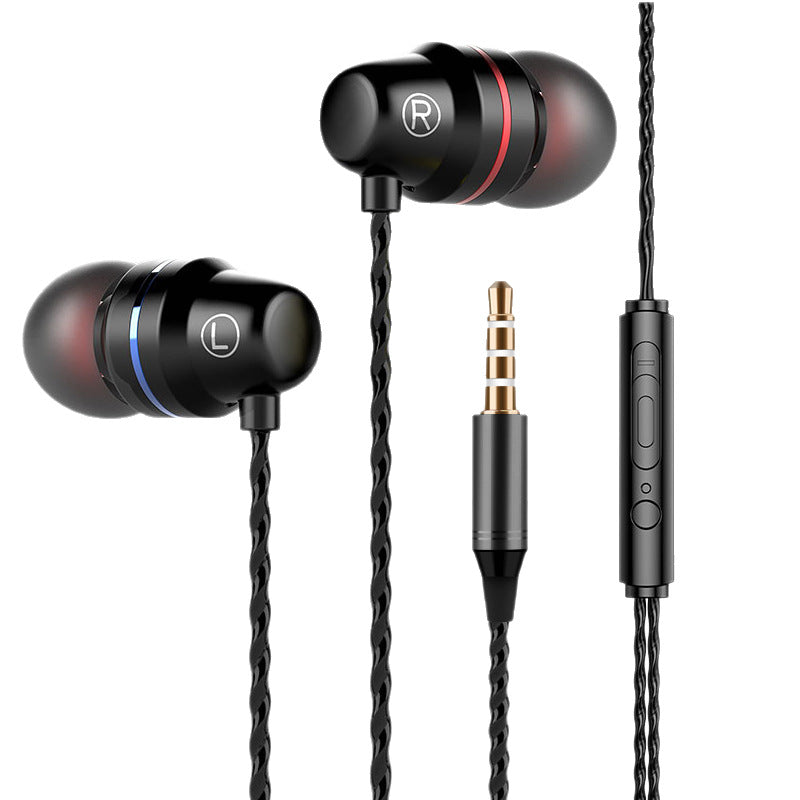 Type-C Red & Blue Metal In-Ear Wired Headphones