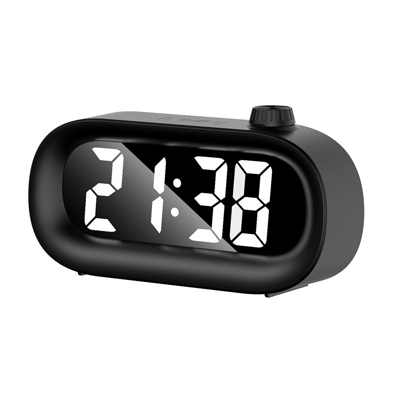 [2026 Focus-Elite] Black Plug-In Junior Student Alarm Clock