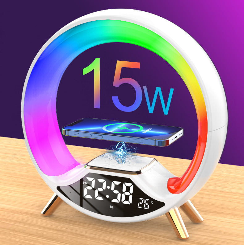 [2026 Aura-Pulse] Smart G-Shaped Multi-Color Ambient Alarm Clock