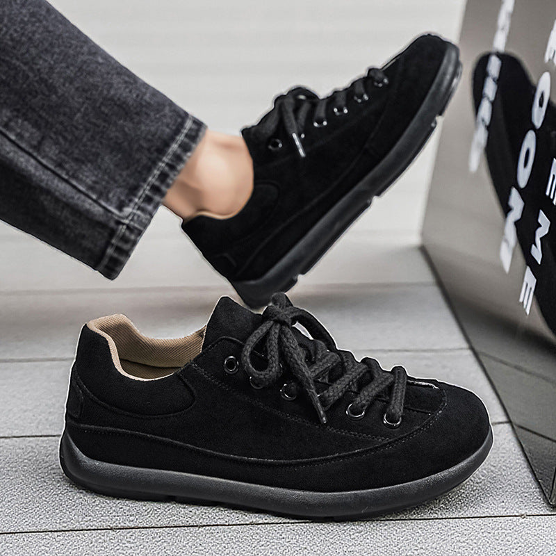 Men’s Large Size Retro Lace-Up Sneakers Casual