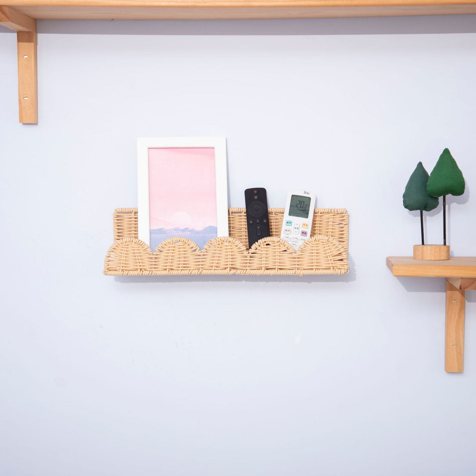 [2026 Artisan-Series] Fan-Shaped Rattan Wall Hanging Basket