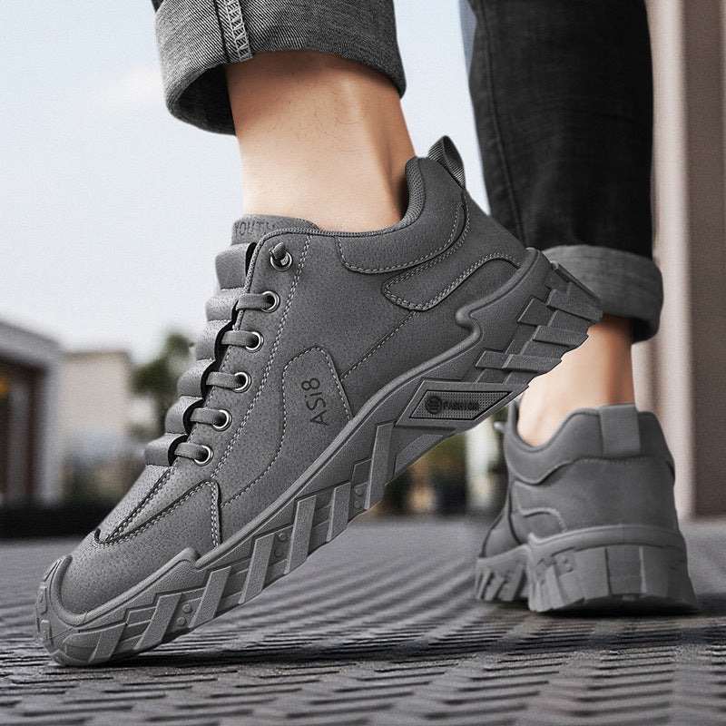 Men’s Slip-On Workwear Sneakers Platform Casual