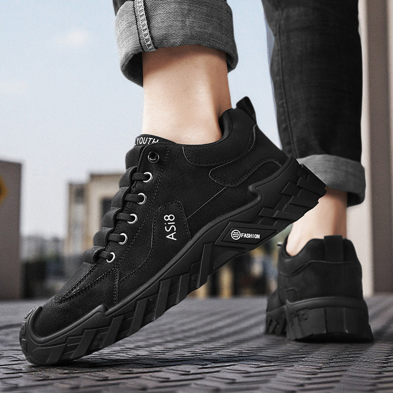 Men’s Slip-On Workwear Sneakers Platform Casual