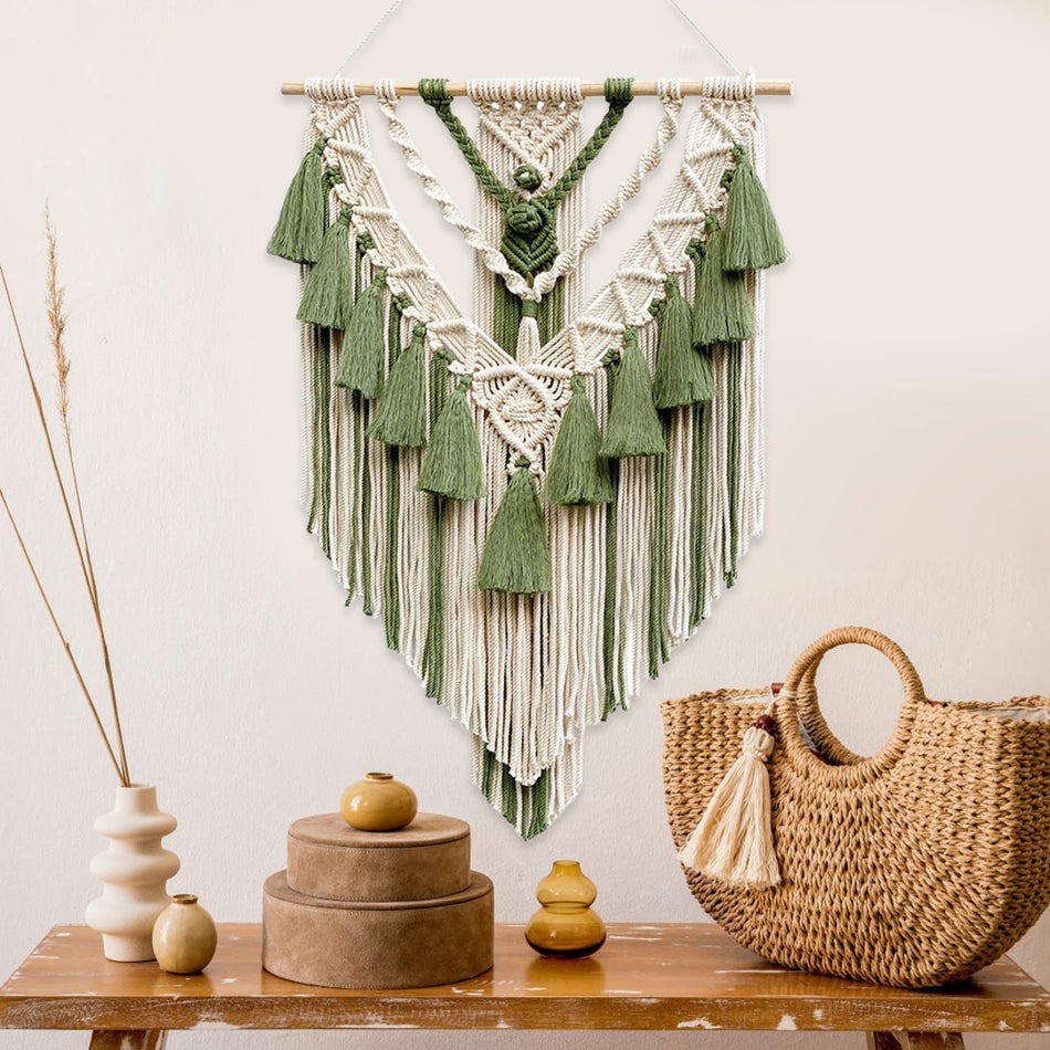 [2026 Nomad-Chic] Hand-Woven Bohemian Wall Tapestry