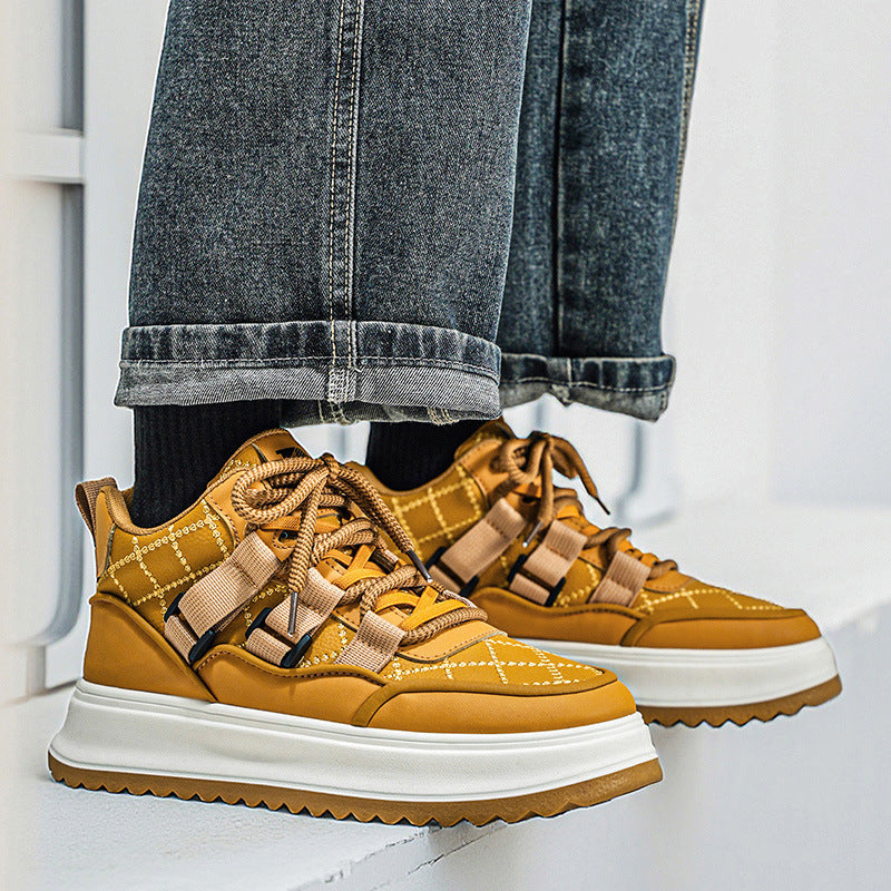 Men’s High-Top Platform Sneakers Korean Trendy