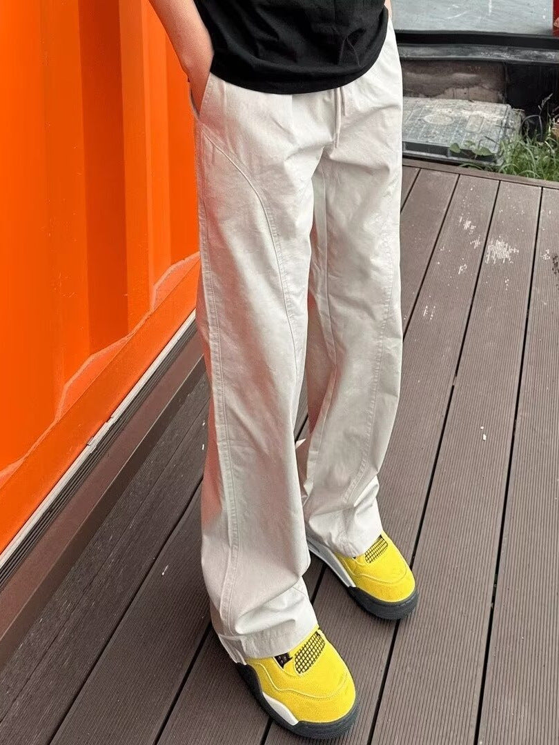 Men’s American Style Tooling Pants Slim Fit Casual Streetwear