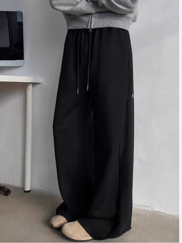 Men’s Wide Leg Sweatpants High Street Loose Fit