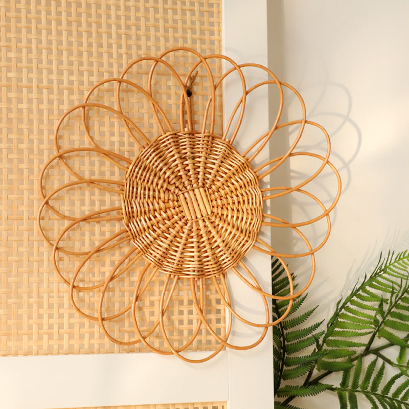 [2026 Nordic-Zen] Round Wicker Wall Decoration Cluster