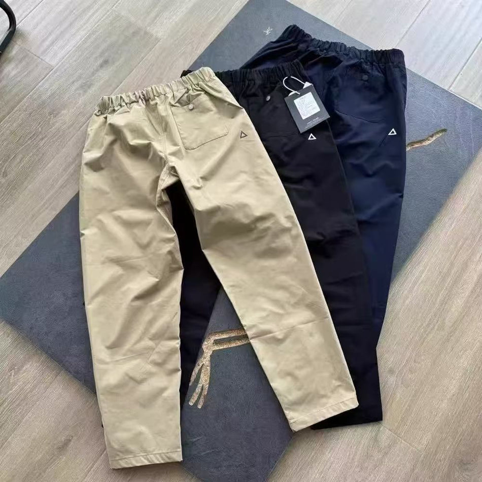 Men’s Khaki Outdoor Pants Quick Dry Hiking Wear
