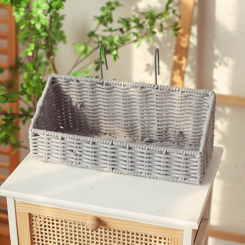 [2026 Zen-Soft] Customized Cotton Rope Bedside Hanging Basket