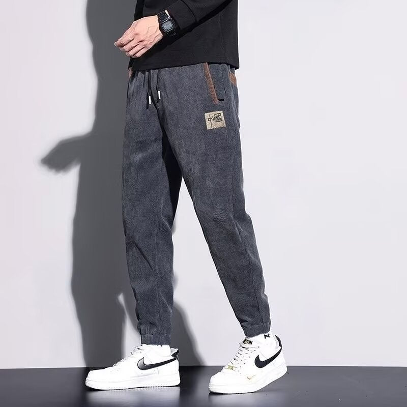 Men’s Fleece Harem Pants Loose Warm Casual Sports
