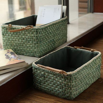 [2026 Nordic-Organic] Multi-Purpose Rattan Snack & Desktop