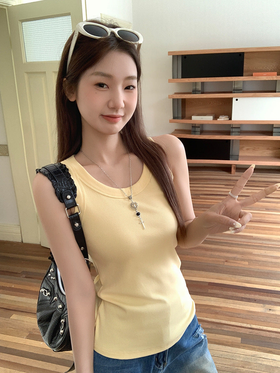 Anti Exposure Low Neck Camisole Women Summer Base Layer