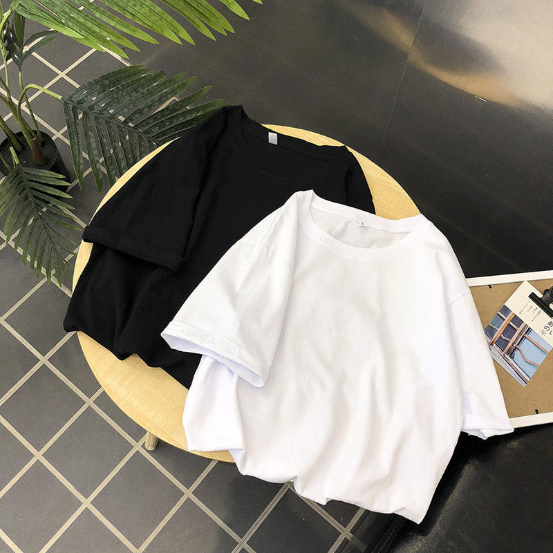 Men’s Korean Style Quick-Dry Round Neck T-Shirt Summer