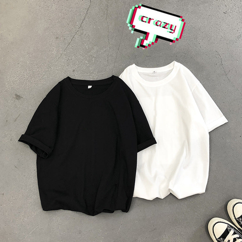 Men’s Korean Style Quick-Dry Round Neck T-Shirt Summer