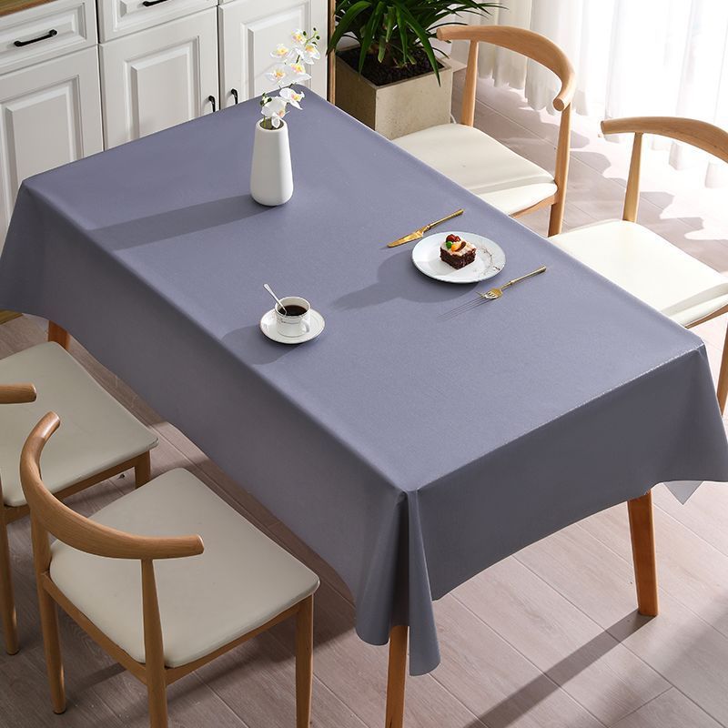 [2026 Core-Essentials] Solid Color PVC Tablecloth