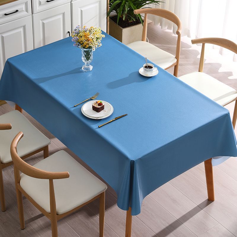[2026 Core-Essentials] Solid Color PVC Tablecloth