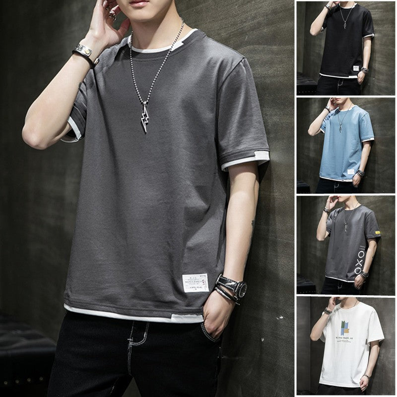Men’s Loose Casual Short Sleeve Summer T-Shirt