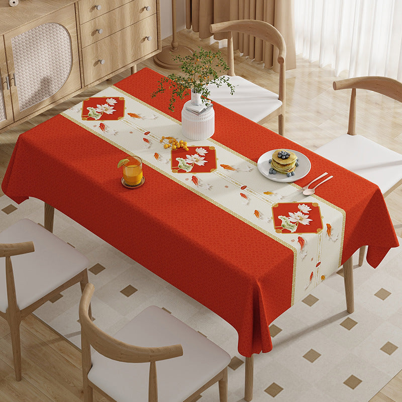 [2026 Festive-Pro] Benzhi Red New Year Tablecloth