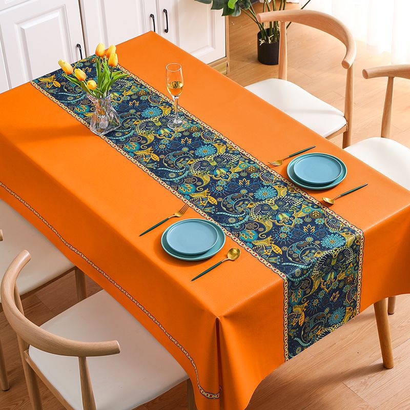 [2026 Internet-Celebrity] Folk-Style "Table Flag" PVC Tablecloth
