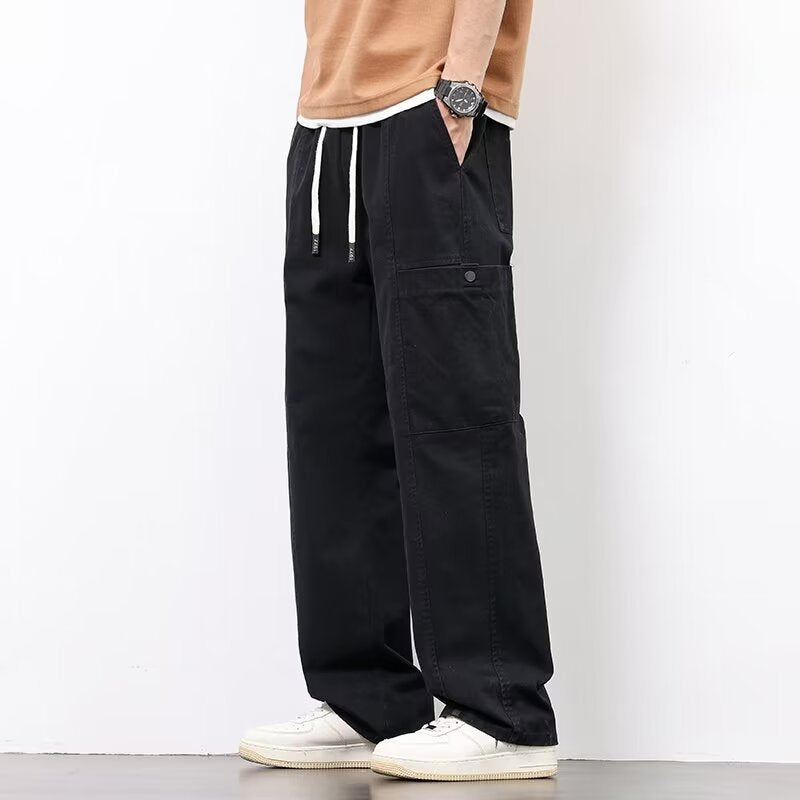 Men’s American Workwear Wide Leg Retro Casual