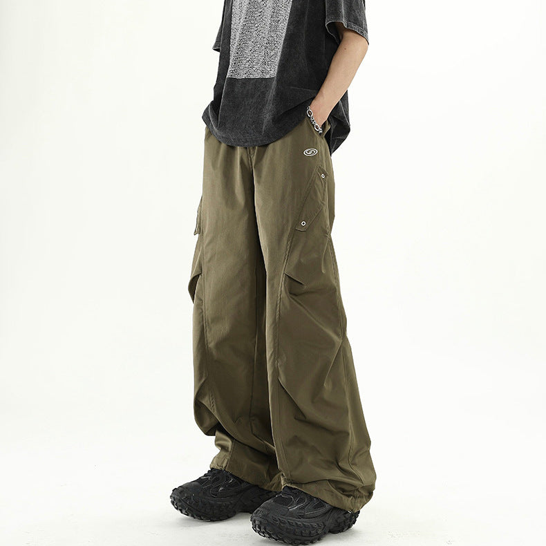 Men’s American Retro Paratrooper Wide Leg Pants