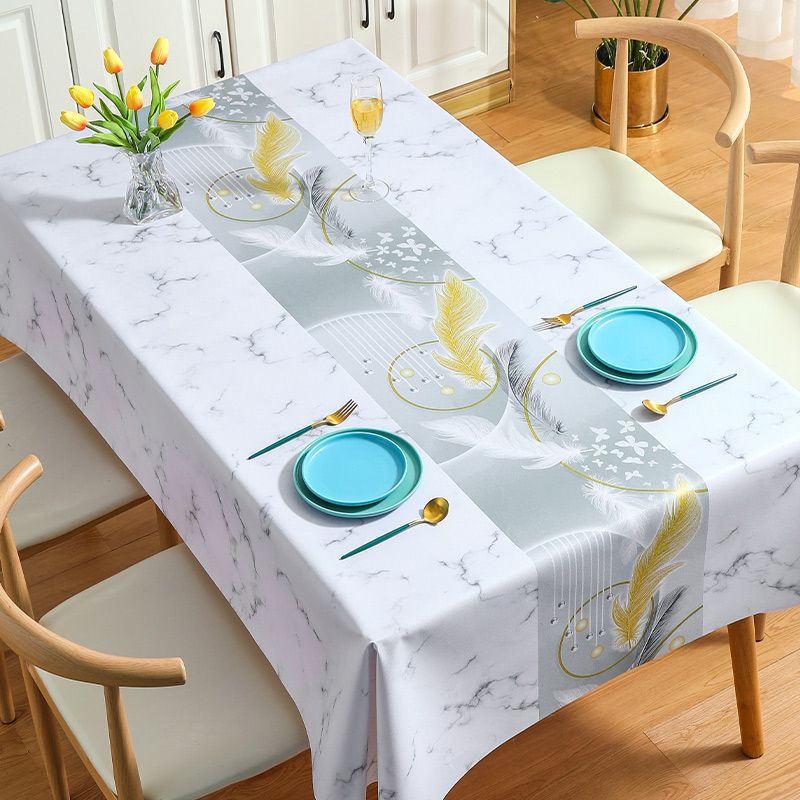 [2026 Nature-Fresh] "Ins-Wind" Grass Motif PVC Tablecloth