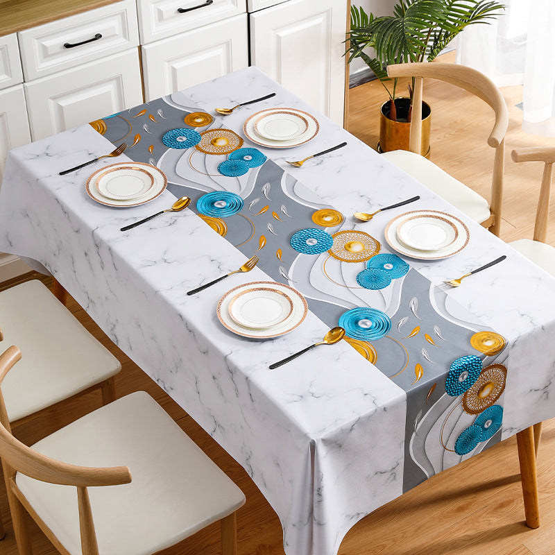 [2026 Nature-Fresh] "Ins-Wind" Grass Motif PVC Tablecloth
