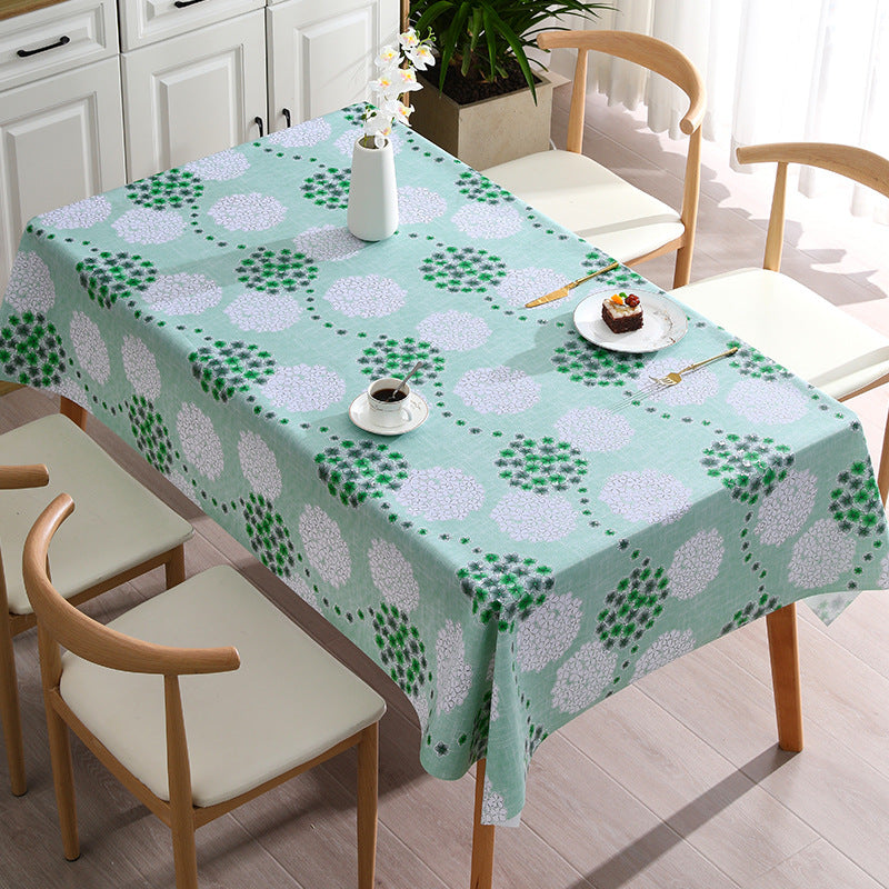 [2026 Mori-Style] Jingying Hydrangea "Atmosphere" PVC Tablecloth