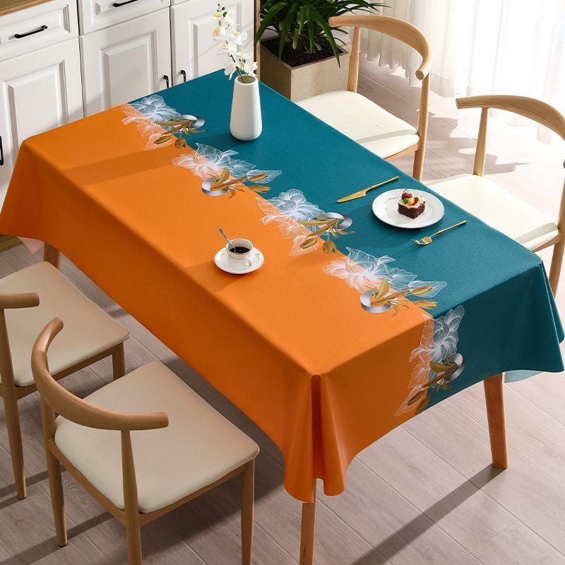 Benzhi Yujin Liuxian Nordic Tulip Waterproof PVC Tablecloth