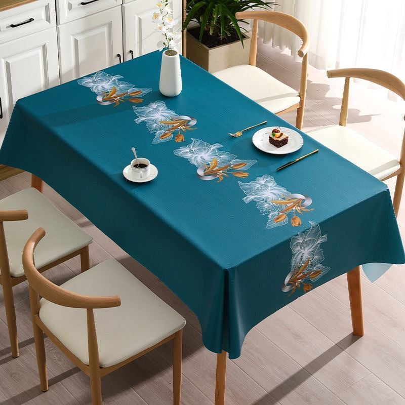 Benzhi Yujin Liuxian Nordic Tulip Waterproof PVC Tablecloth