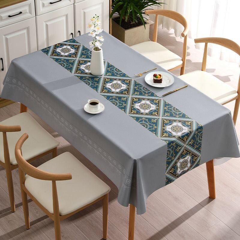 Advanced Nordic Simple PVC Waterproof Household Tablecloth