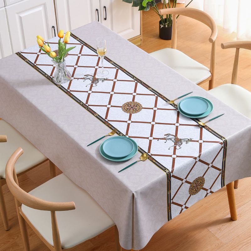 Advanced Chinese Classical PVC Waterproof Tablecloth