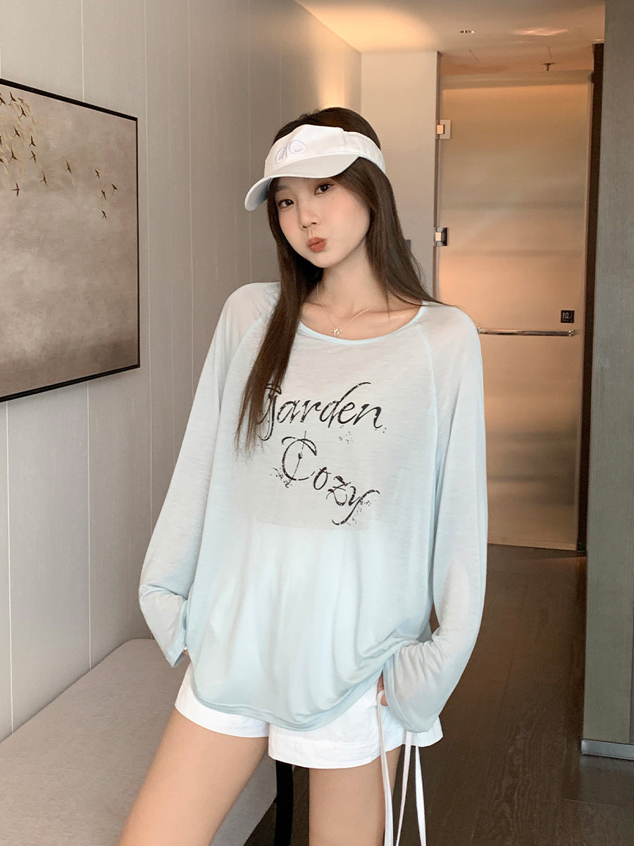 Korean Off Shoulder Sun Proof Women Blouse 2026