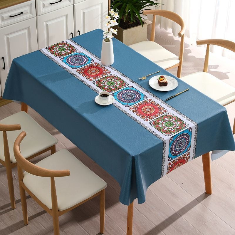 Nordic Ethnic "Bohemia" Advanced PVC Waterproof Tablecloth
