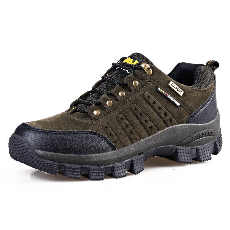 Men’s Breathable Hiking Sneakers Outdoor Casual Low-Top
