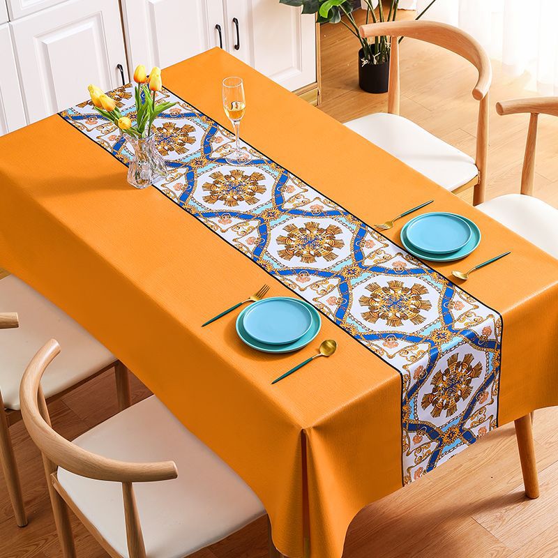Nordic Ethnic Style "Warm Minimalism" PVC Tablecloth