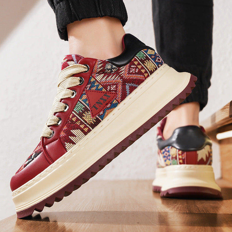 Men’s Height Increasing Casual Sneakers – Thick Sole