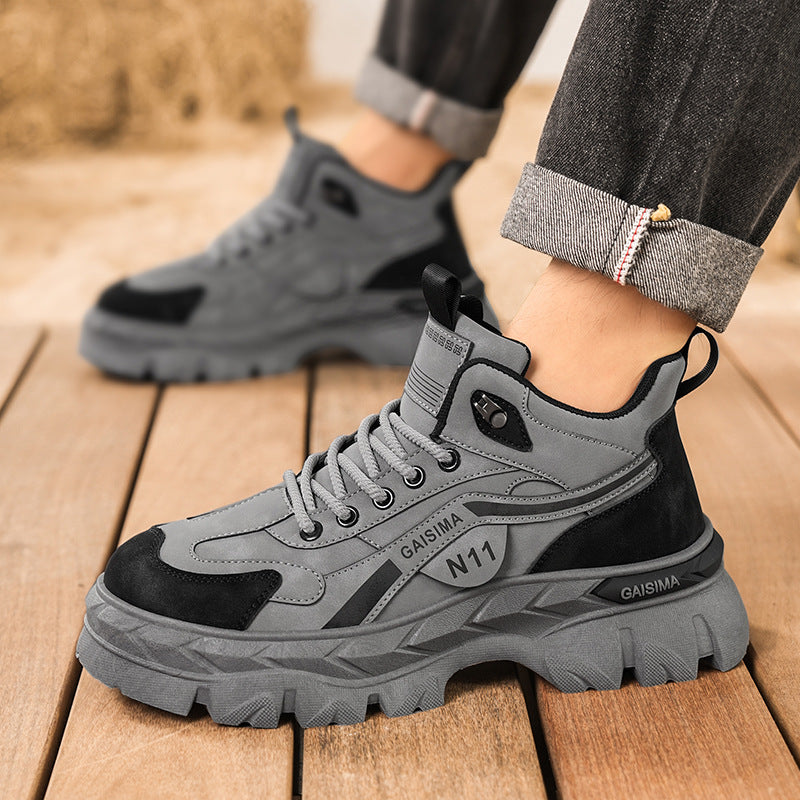 Men’s Outdoor Hiking Boots – Non-Slip High-Top