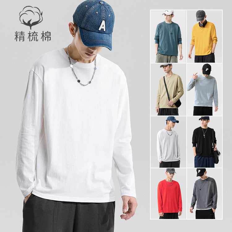 Men & Women Cotton Long Sleeve T-Shirt – Basic