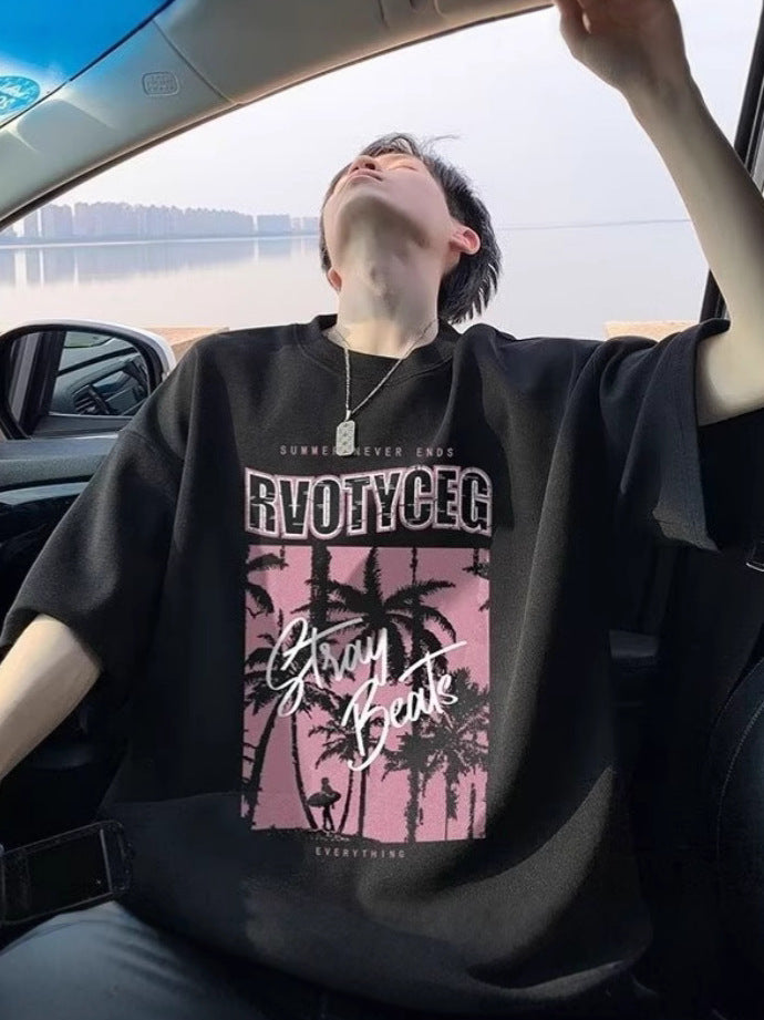 Men’s Oversized Retro T-Shirt – Heavy Cotton Street