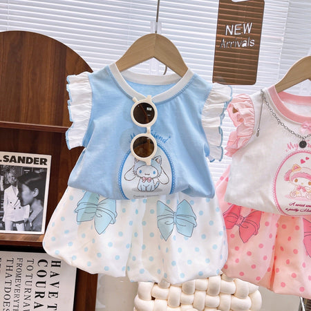 Girls’ Summer Two-Piece Princess Ruffle Set – Summer Kids Fashion Nepal | Tudoholic