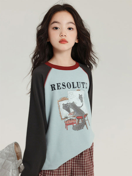 Pudding Haru Kids Cartoon Long-Sleeve T-Shirt 2026 – Kids Fashion Nepal | Tudoholic