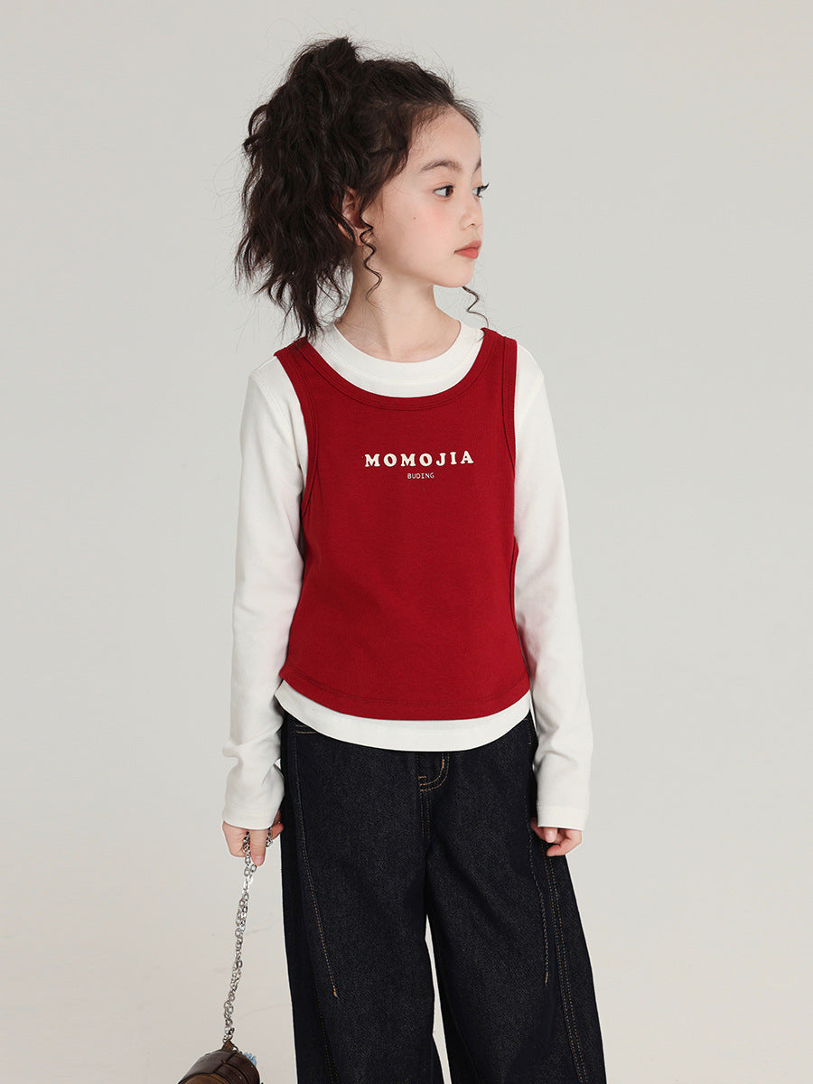 Pudding Haru Kids’ Summer Fake Two-Piece Plaid Tee – Summer Kids Fashion Nepal | Tudoholic
