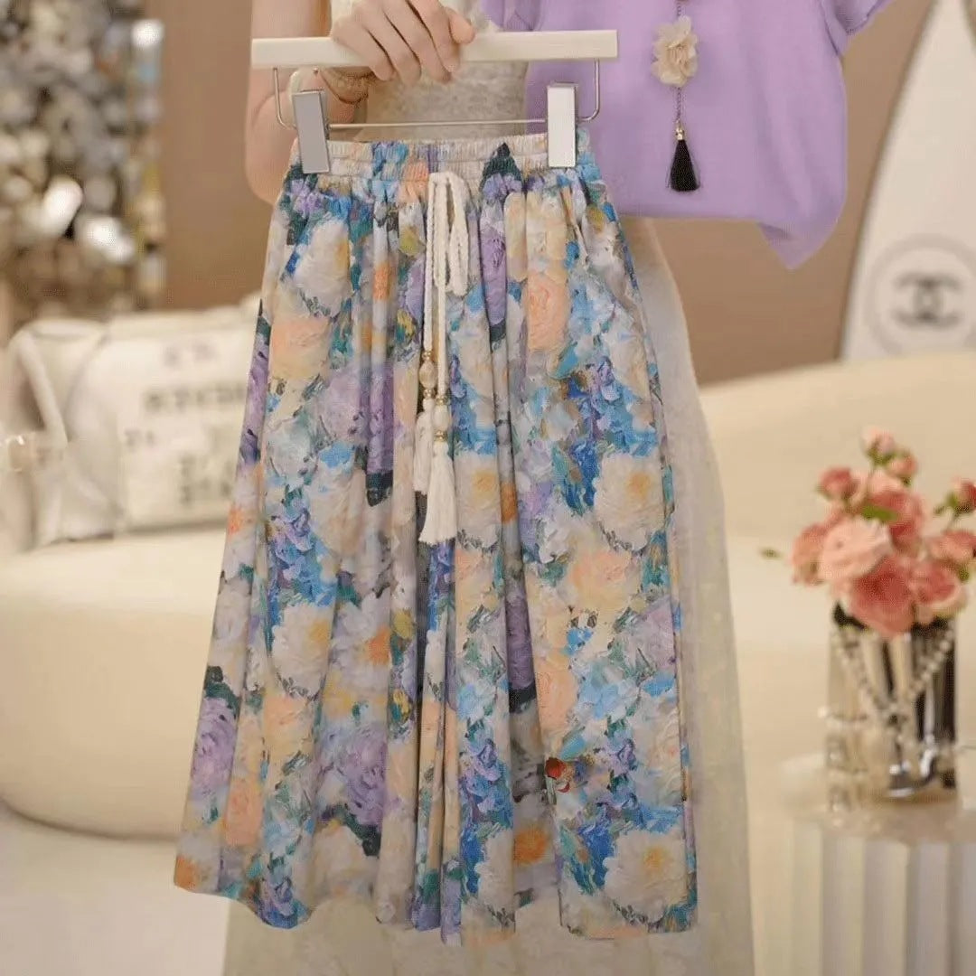 Girls’ Summer 2025 Flutter Sleeve Floral Two-Piece Set – Summer Kids Fashion Nepal | Tudoholic